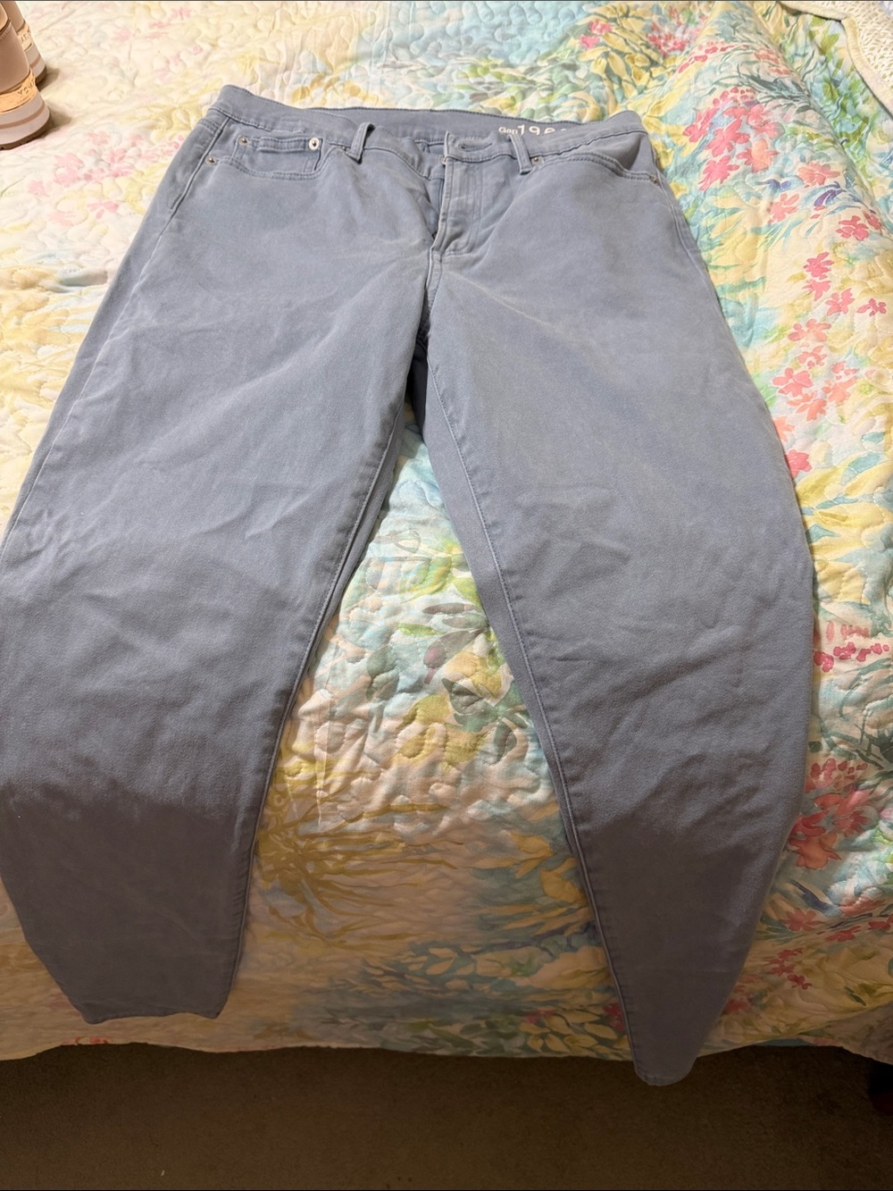 Women’s Gap high rise skinny Light Gray Casual Pants